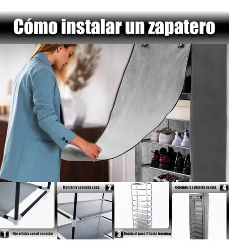 Organizador Vertical 10 Niveles - HomeStack Vertical