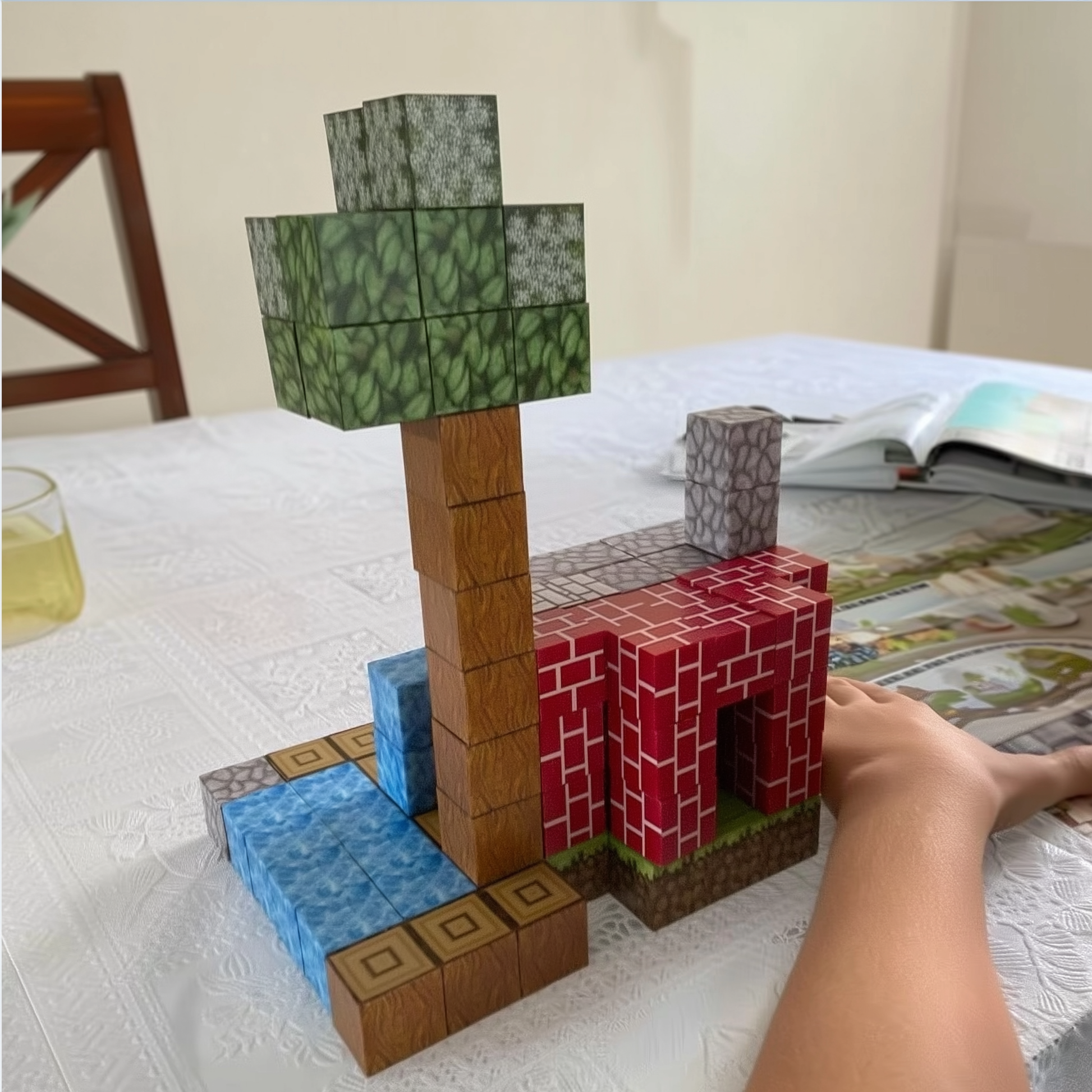 Set de Cubos Magneticos 75 pcs · Magnicraft Blocks