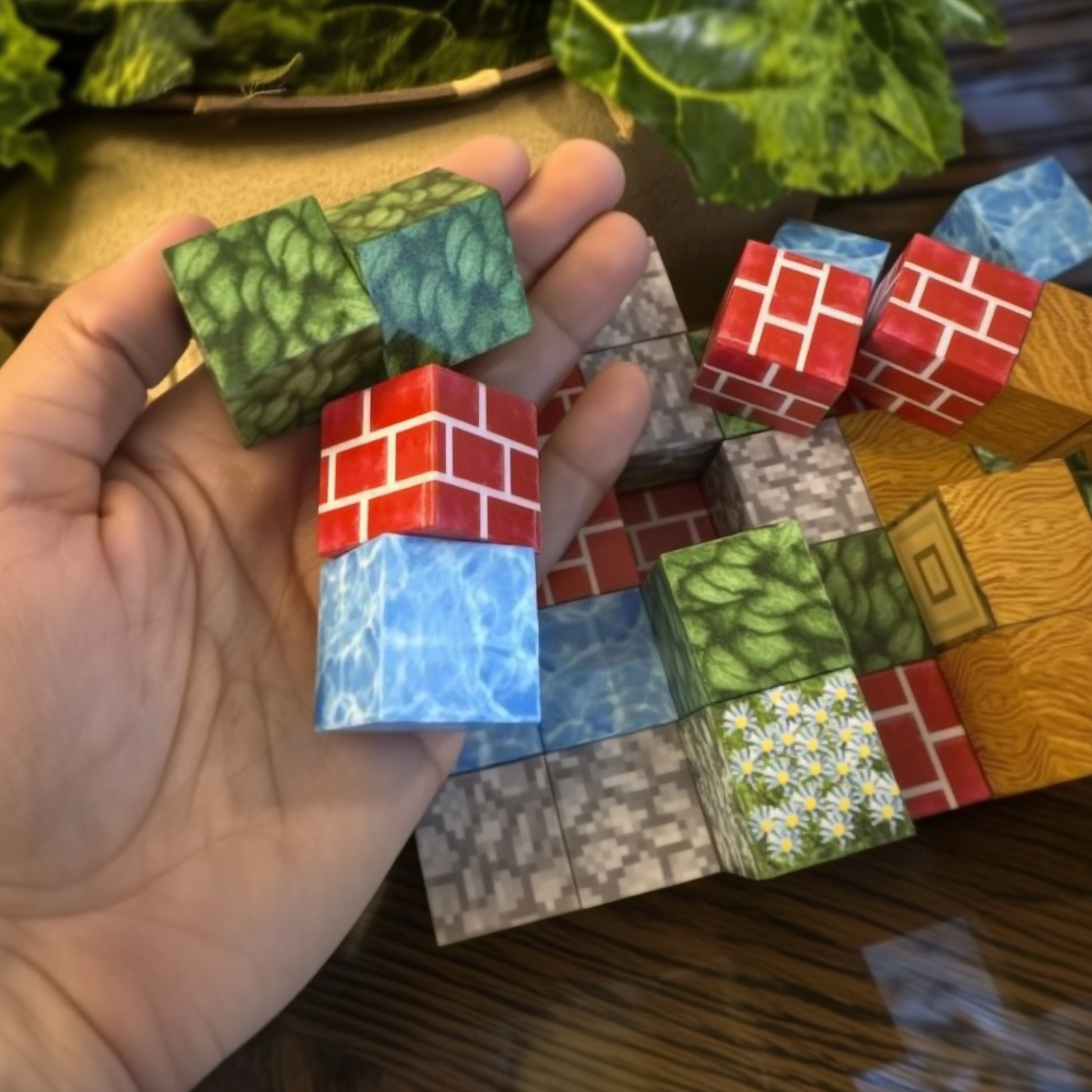 Set de Cubos Magneticos 75 pcs · Magnicraft Blocks