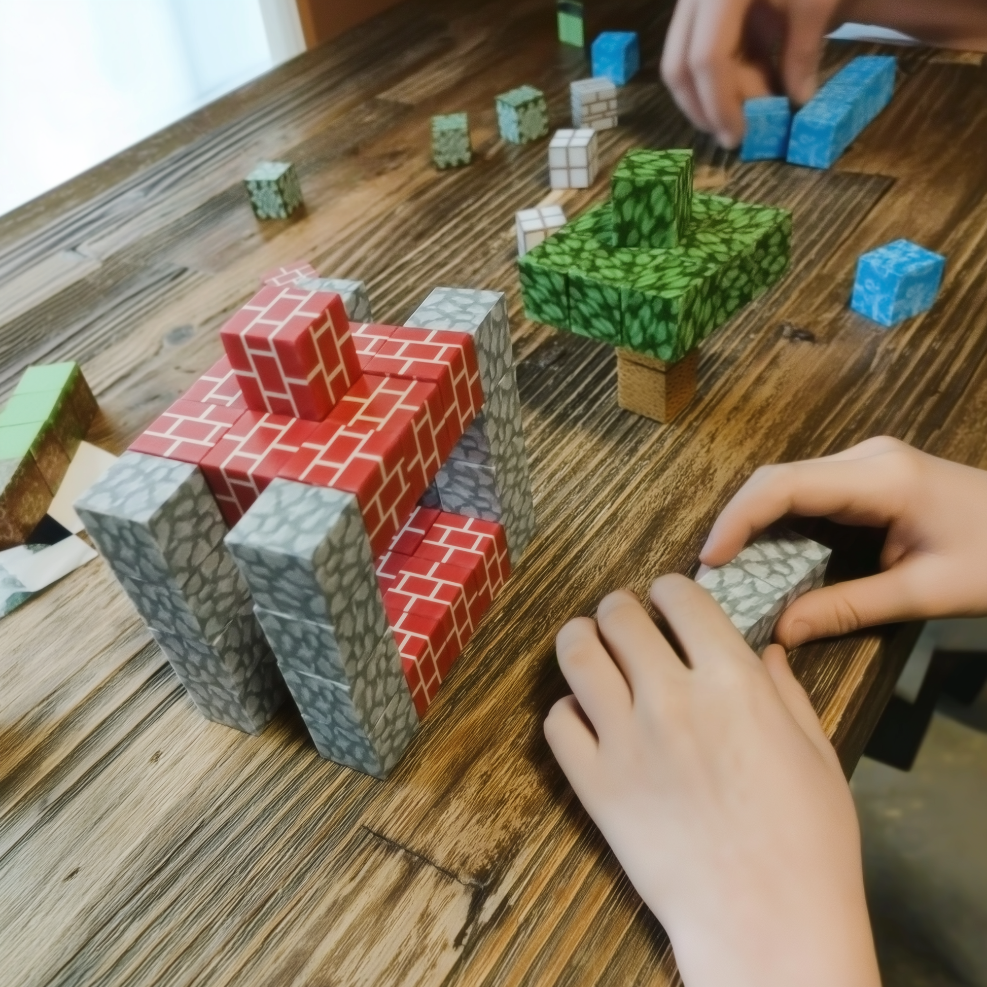 Set de Cubos Magneticos 75 pcs · Magnicraft Blocks