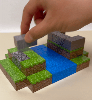 Set de Cubos Magneticos 75 pcs · Magnicraft Blocks